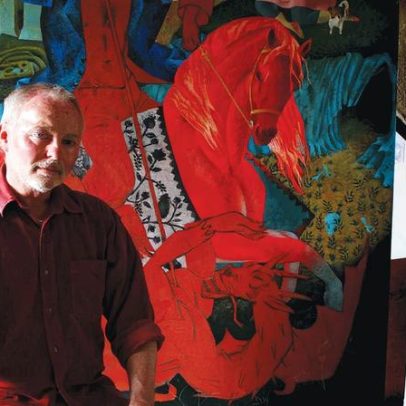 Clive Hicks-Jenkins explora a representação de imagens violentas em sua arte