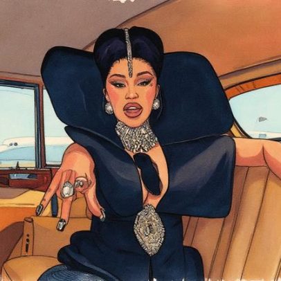 Cardi B transforma pista de pouso em passarela para clipe de 'Imaginary Playerz'