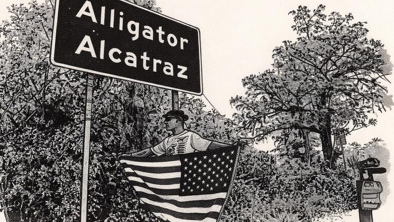 Humor ou chacota? De 'Alcatraz dos Jacarés' a 'Cadeia do Descascador de Milho', nomes de centros de detenção causam polêmica nos EUA (Foto: Ava Pellor/The New York Times)