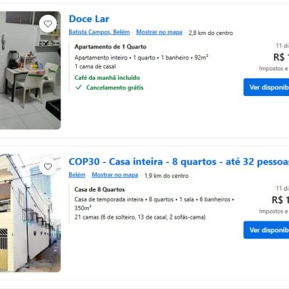 Procon e Defensoria exigem retirada de anúncios com preços abusivos na COP 30