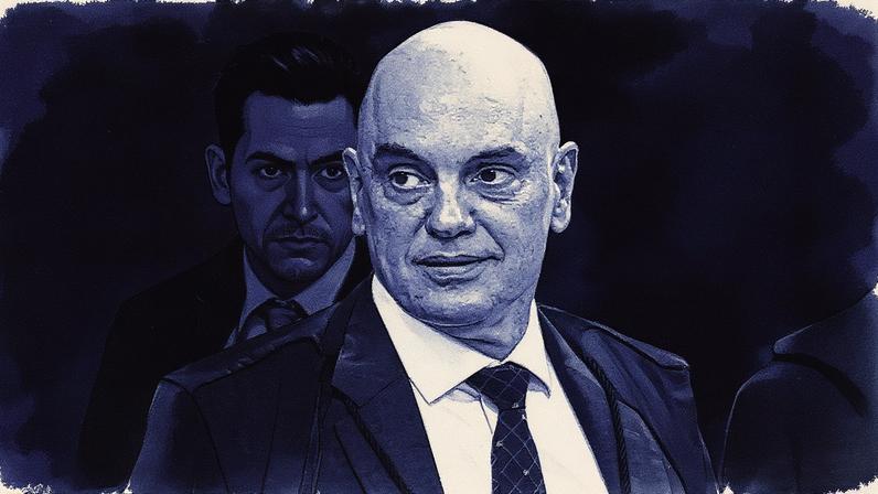 Ministro Alexandre de Moraes, do Supremo Tribunal Federal (Foto: Sergio Lima/AFP)