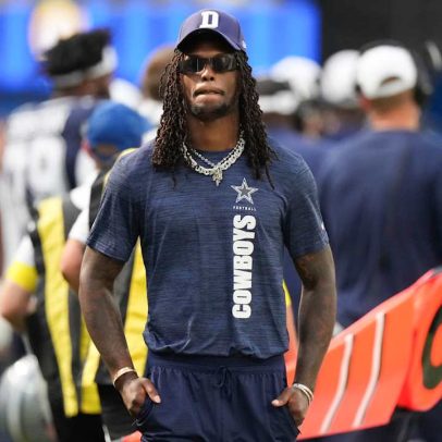 CeeDee Lamb sofre falta em derrota dos Cowboys para os Rams na pré-temporada