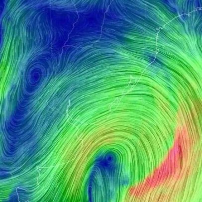 Ciclone extratropical se forma no Sul e aumenta risco de tempestades severas