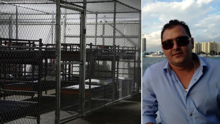 Pedro Lorenzo Concepción, um migrante cubano detido na Flórida. (Foto: AP / CORTESÍA)