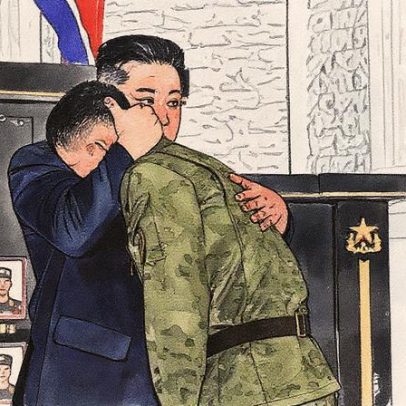 Kim Jong Un homenageia soldados norte-coreanos atuando na guerra da Ucrânia