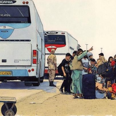 Afegãos deportados do Irã morrem em acidente de ônibus trágico