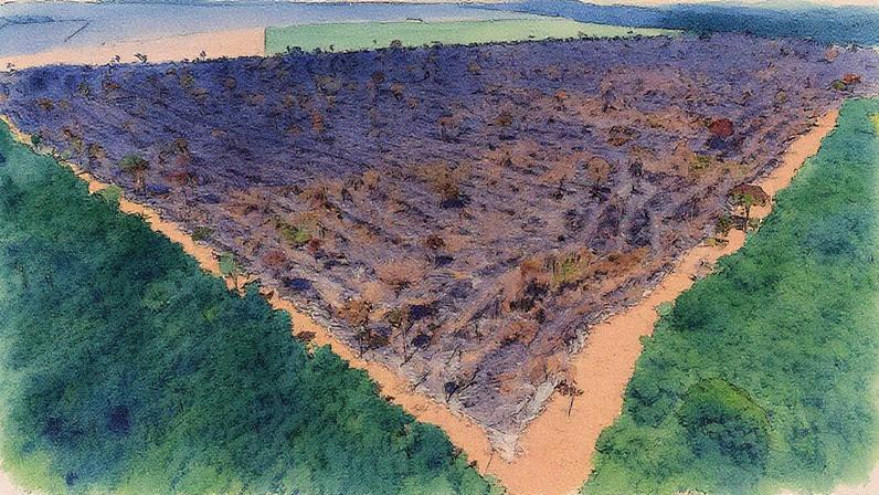 Área desmatada em Mato Grosso (Foto: Mayke Toscano/Gcom-MT)