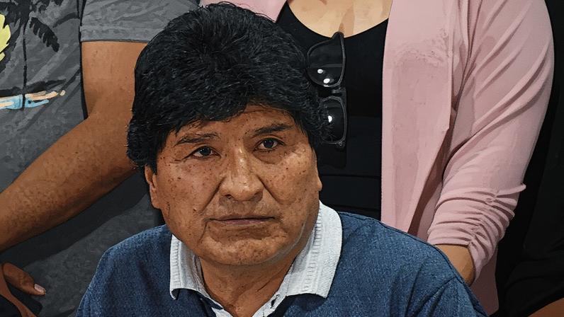 O ex-presidente boliviano Evo Morales, impedido de disputar as eleições por exceder número de mandatos (Foto: AFP)