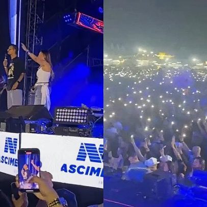 Cristãos promovem evangelização durante show de Simone Mendes em mensagem de fé