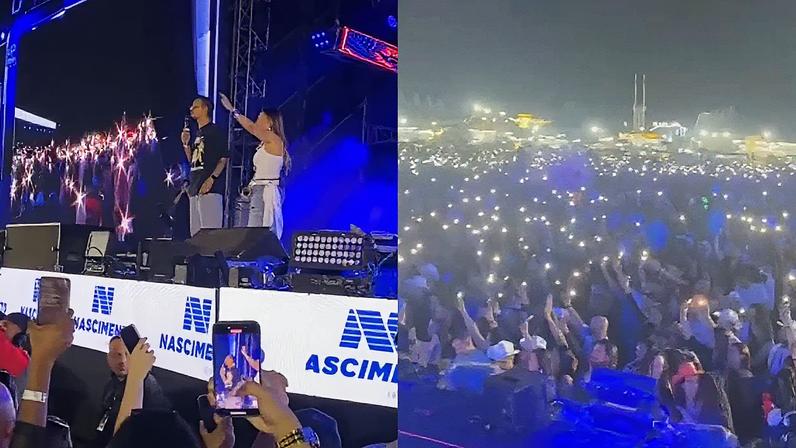 Os jovens usaram uma estratégia para pregar o amor de Deus ao público. (Foto: Reprodução/Instagram/Bispa Sonia Hernandes)