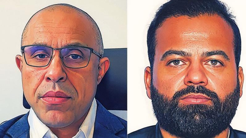 Mohamad Hussein Mourad, conhecido como "Primo", e Roberto Augusto Leme da Silva, o "Beto Louco", são apontados como líderes do esquema do PCC no setor de combustíveis e estão na lista vermelha da Interpol por estarem foragidos (Foto: Reprodução)