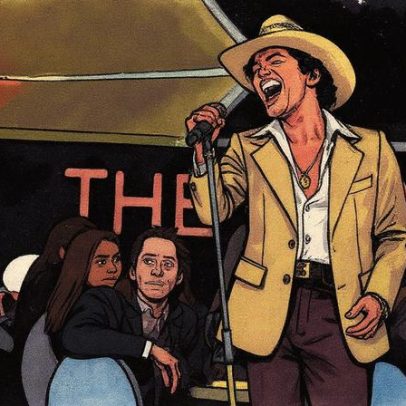 Bruno Mars se apresenta na virada do ano no Dolby Live em Las Vegas