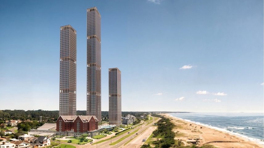 Cipriani Resort Residences & Casino Punta del Este: torres residenciais. (Foto: Divulgação)