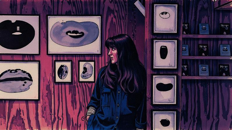 Vivienne Schadinsky, artista residente no OmVed Gardens, no norte de Londres, concentrou seu trabalho no ciclo de vida de três feijões: a lentilha puy, o feijão Essex pea e a soja gaia (Foto: Maurizio Mucciola)