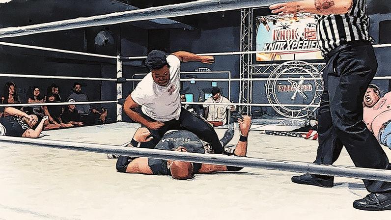 Raja Jackson ataca lutador inconsciente com mais de 20 socos (Foto: Reprodução/mídias sociais)