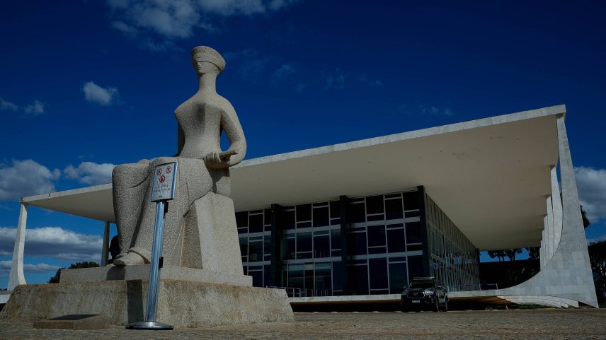 Fachada da sede do STF (Supremo Tribunal Federal), na Praça dos Três Poderes, em Brasília. (Foto: Pedro Ladeira - 21.jun.24/Folhapress)