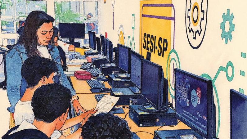 Ana Maria Macedo Anjos, professora de matemática no Sesi: 'Cada estudante tem a possibilidade de buscar estratégias diferenciadas'. (Foto: Sesi/Divulgação)