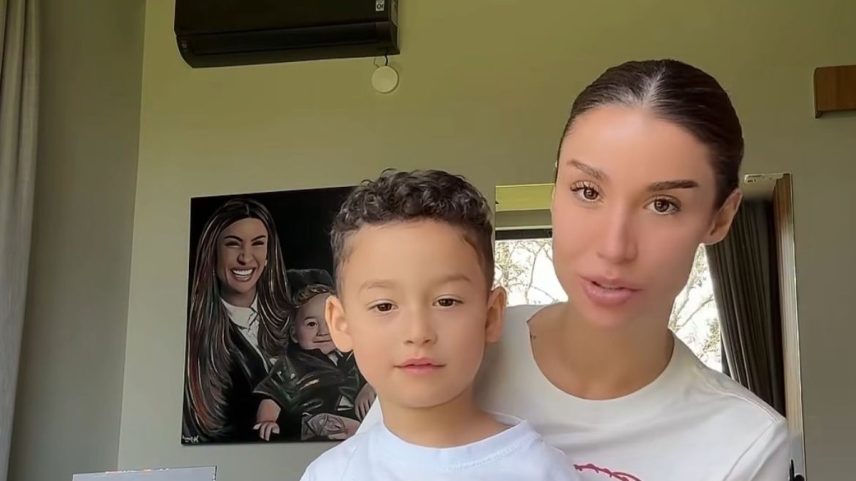 Bianca Andrade faz trend com o filho, Cris (Foto: Reprodução/Instagram)
