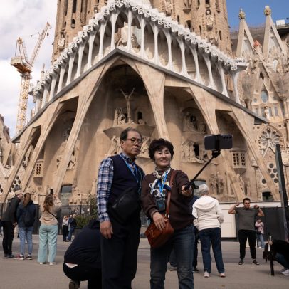 Turistas buscam cenários perfeitos para compartilhar nas redes sociais