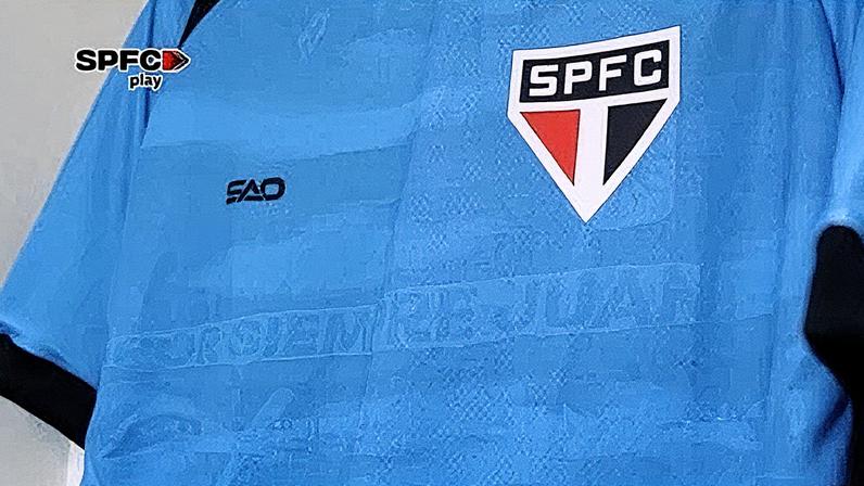 Camisa do São Paulo em homenagem a Juan Izquierdo que faleceu no ano passado (Foto: Reprodução)