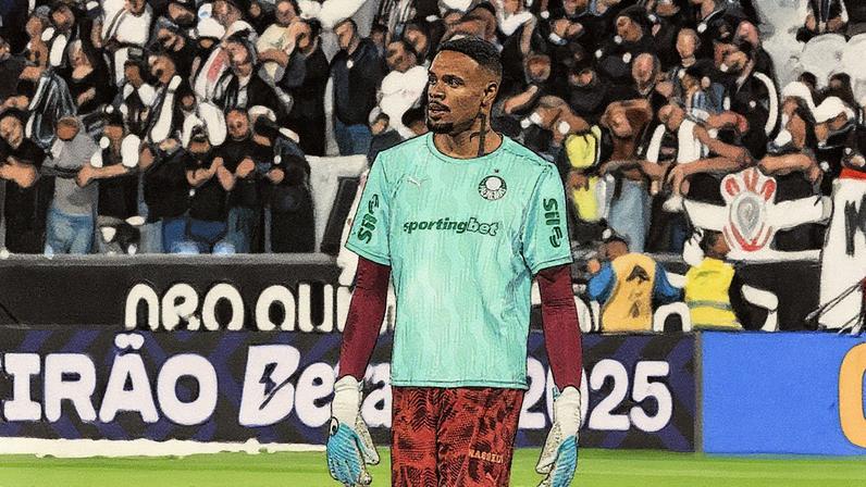 Carlos Miguel é alvo de provocações em campo durante partida na Neo Química Arena (Foto: Reprodução)