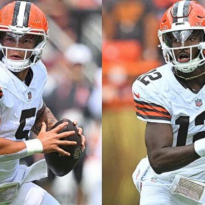 Dillon Gabriel é escolhido como reserva no time dos Browns com Shedeur Sanders em terceiro lugar