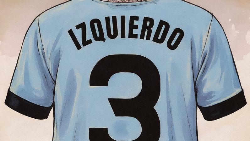Zagueiro Juan Izquierdo em ação durante partida do Nacional-URU na CONMEBOL Libertadores (Foto: Reprodução)