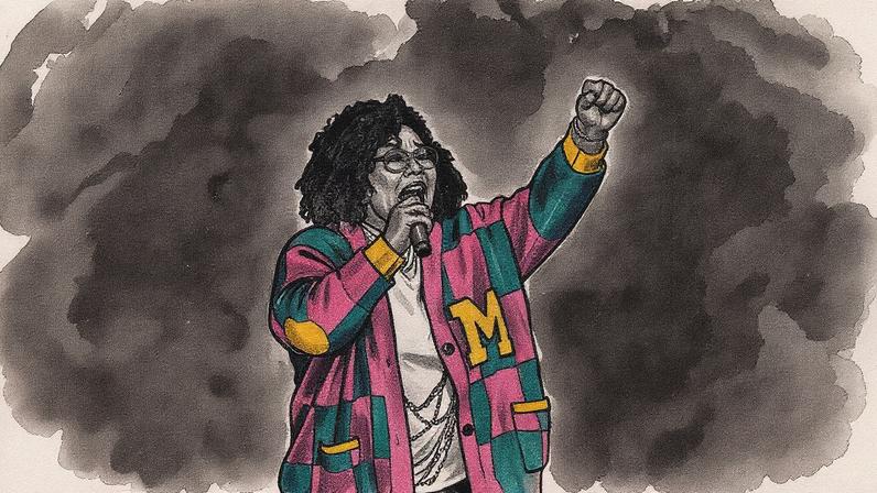 Mama Duke é uma líder de desenvolvimento juvenil no YMCA durante o dia e uma estrela do rap em espera à noite. (Foto: Reprodução)