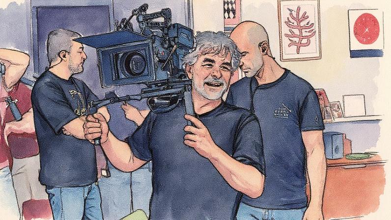 O diretor de cinema Paolo Genovese, em um momento do rodaje de 'LocaMente', em uma imagem facilitada pela produtora. (Foto: MARIA_MARIN_PH)