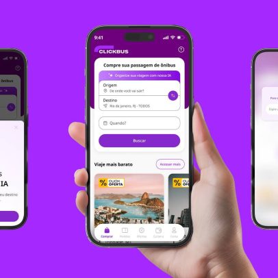 Clickbus utiliza inteligência artificial para personalizar app e fidelizar clientes