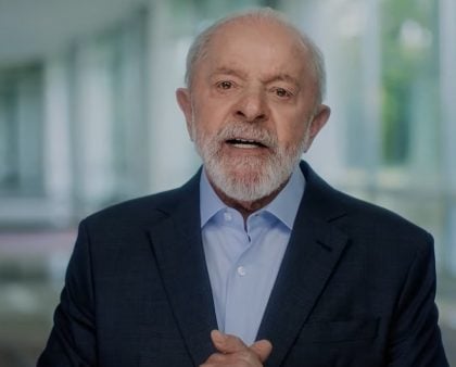 Pronunciamento do presidente Lula (PT) em rede nacional. (Foto: Reprodução)