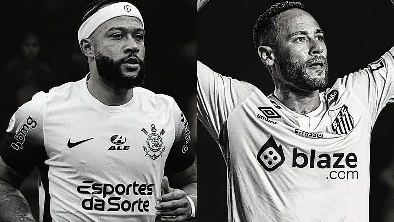 Memphis Depay e Neymar voltaram a criticar o uso de grama sintética nos estádios brasileiros (Foto: Reprodução)