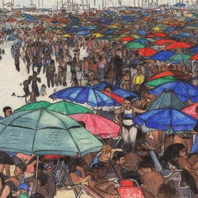 Praias da Zona Sul recebem multidão de cariocas e turistas em dia de calor intenso