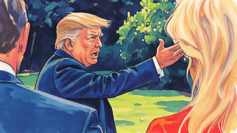 Presidente dos EUA, Donald Trump, no gramado da Casa Branca em 2019 (Foto: Joyce N. Boghosian, via Flickr)