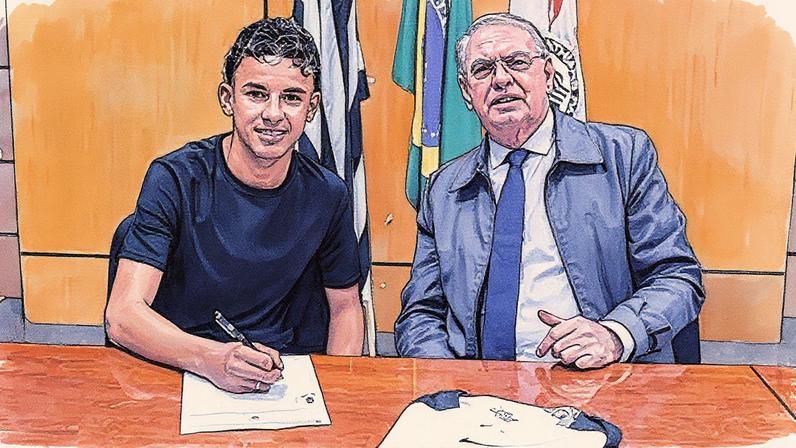 Corinthians acertou aditivo em contrato de Gui Amorim (Foto: Reprodução)