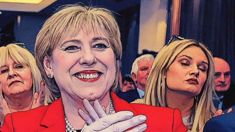Heather Humphreys, retratada durante a convenção do Fine Gael em 2024 (Foto: Getty)