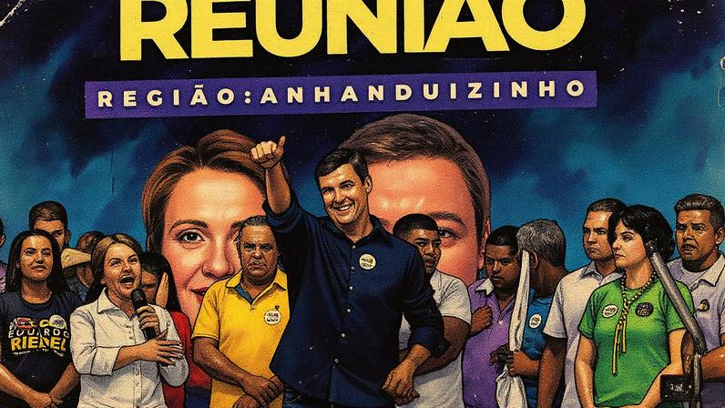 Eduardo Riedel, então no PSDB, durante campanha ao Governo de Mato Grosso do Sul, ao lado da ex-ministra Tereza Cristina (PP) (Foto: Eduardo Riedel no Facebook)