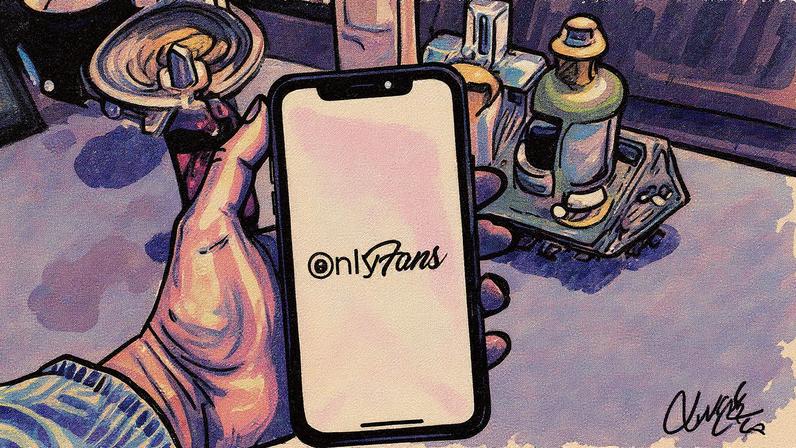 OnlyFans, site de conteúdo adulto, viu número de contas crescer 24% (Foto: Bloomberg)