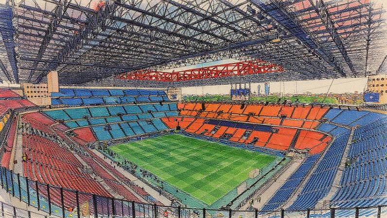 Estádio San Siro vai ser o palco de Inter de Milão e Torino nesta segunda, 25 (Foto: Jonathan Moscrop/Getty Images)