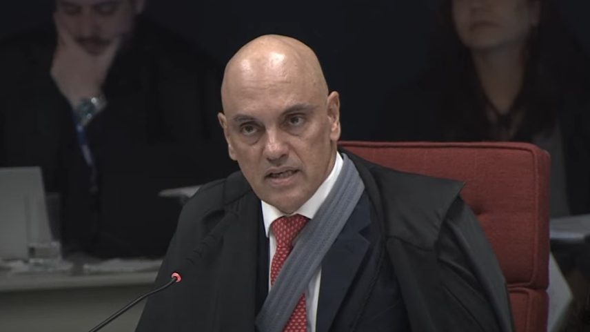Ministro Alexandre de Moraes, do STF (Foto: TV Justiça/Youtube)