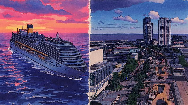 Costa Diadema, contratado pelo governo federal para COP 30, tem restrições de hospedagem para delegações de 20 países — Foto: Reprodução Site Costa//AFP