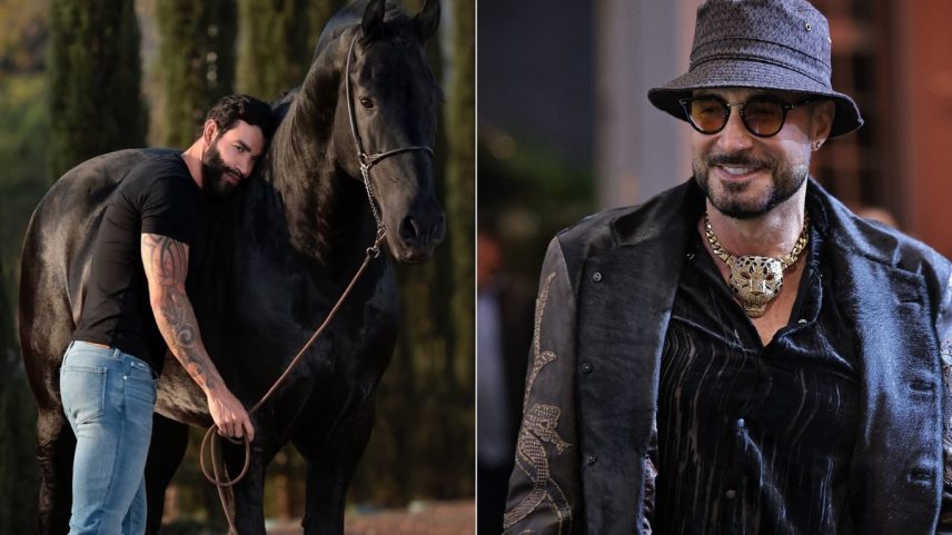Latino compra metade do cavalo de R$ 10 milhões de Gusttavo Lima (Foto: Reprodução/Instagram e Danilo Eduardo/Reprodução/Instagram)
