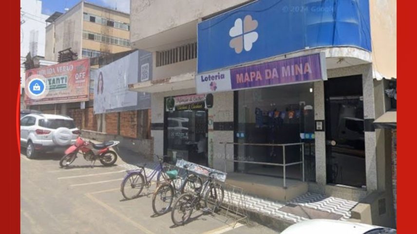 Loteria Mapa da Mina, em Barra da São Francisco, Noroeste do Espírito Santo (Foto: Google Maps/Reprodução)