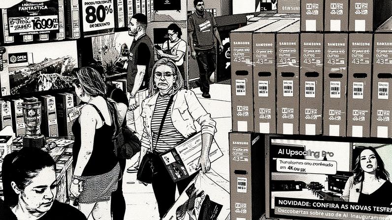 O varejo brasileiro foi diretamente beneficiado pela evolução tecnológica da indústria nacional nos últimos anos (Foto: Zanone Fraissat/Folhapress)