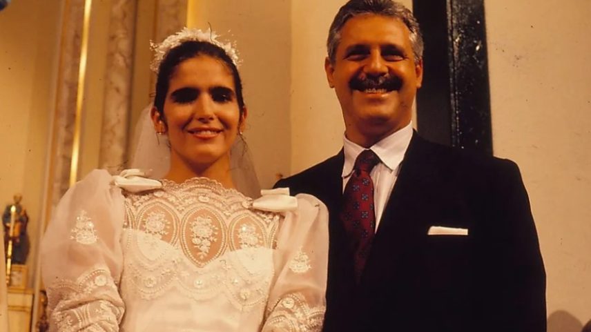 Malu Mader e Antonio Fagundes em 'O Dono do Mundo', novela da Globo (Foto: Reprodução/TV Globo)