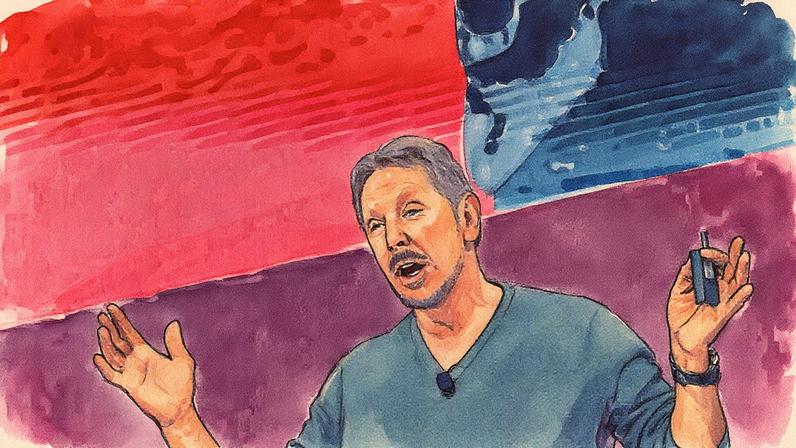 Larry Ellison, em foto de 2017: fundador da Oracle no início era resistente à entrada da empresa na computação em nuvem. (Foto: David Paul Morris/Bloomberg)