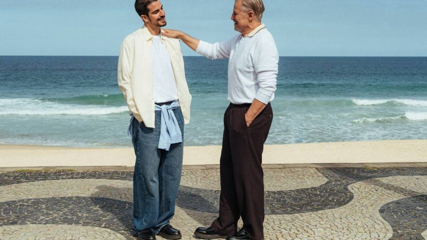 Edson e Enzo Celulari (Foto: Renner/Divulgação)