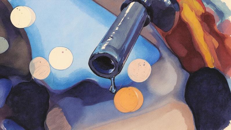 Pistola de gasolina em posto de combustíveis, em Brasília (Foto: REUTERS/Adriano Machado)