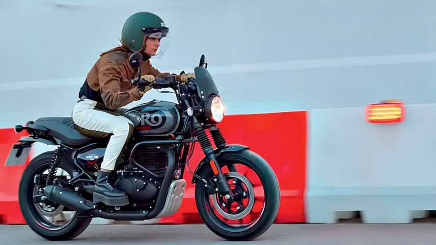 A moto Hunter 350, da Royal Enfield: a mais vendida no país na categoria (Foto: Divulgação)