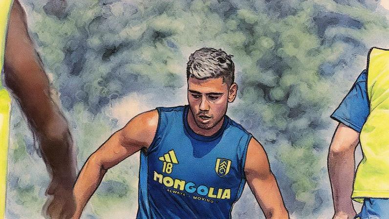 Preterido no Fulham, Andreas Pereira voltou novamente a conversar com o Palmeiras (Foto: Fulham Football Club via X)